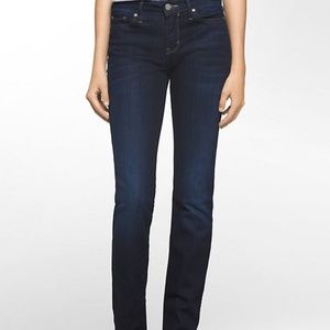 Straight leg jeans